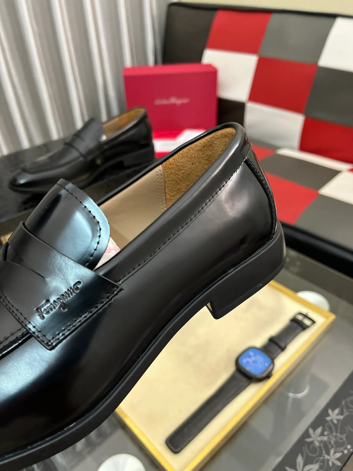 Men's shoes 💰600⌚️⌚️[Salvatore Ferragamo] Ferragamo business leather shoes, 1:1 top purchasing quality, imported selected original calfskin for the uppers, imported original soft water-dyed cowhide for the inner feet, imported original customized Italian handmade lightweight foam outsole, size: 39-44 5️⃣ options available